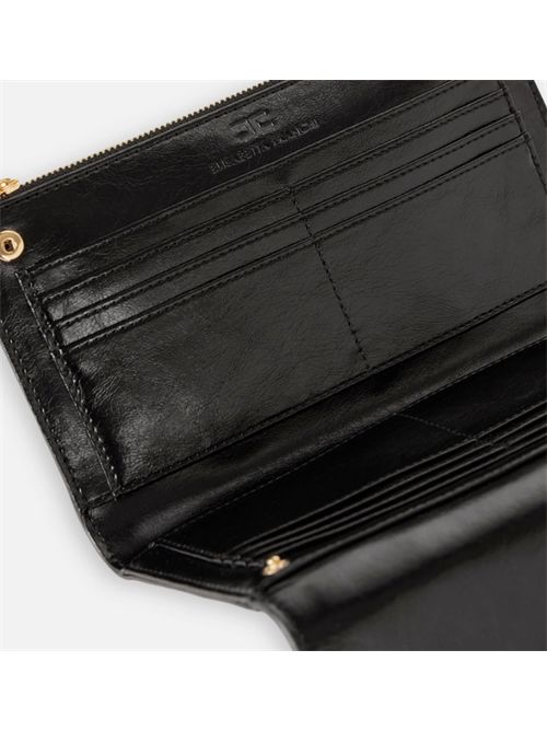 LOGO WALLET ELISABETTA FRANCHI | PF65A61E2110 nero